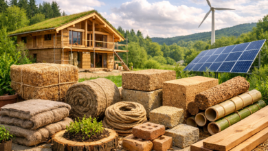 Nachhaltige Rohstoffe im Bau