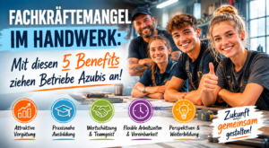Geheimtipp fürs Handwerk: 5 Benefits, die Azubis magisch anziehen