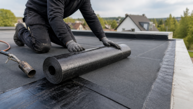 Dachpappe verlegen
