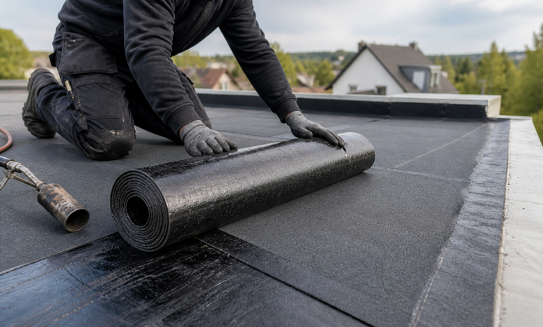 Dachpappe verlegen