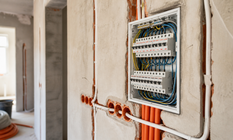 Elektroinstallation erneuern [Bildinhalt mit KI erstellt]