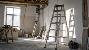 Sicher arbeiten in der Höhe: Warum die richtige Leiter im Handwerk kein Nebenthema ist