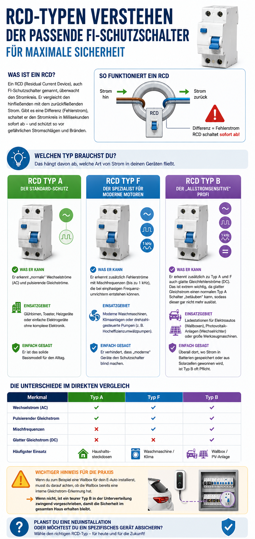 RCD Typ Infografik