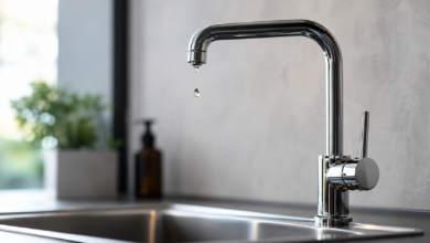 Wasserhahn tropft