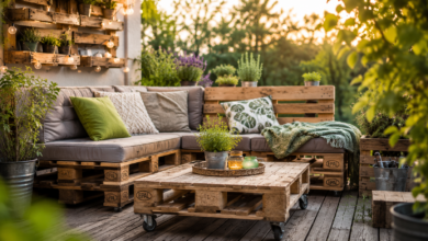 Gartenmöbel aus Europaletten