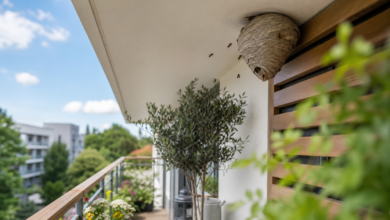 Hornissennest auf dem Balkon sicher einordnen