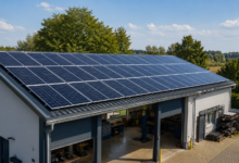 Solarstromerzeugung auf dem eigenen Werkstattdach