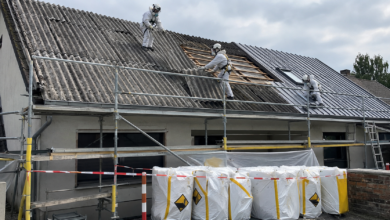 Vom asbesthaltigen Dach zur neuen Verkleidung