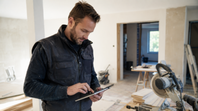 Digitale Zeiterfassung im Handwerk [Bildinhalt mit KI erstellt]