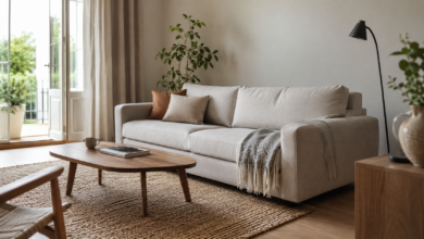Sofa zum Raum und Alltag [Bildinhalt mit KI erstellt]