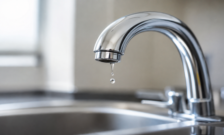 Wasserhahn tropft