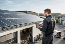 Handwerksbetriebe Solarstrom [Bildinhalt mit KI erstellt]