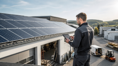 Handwerksbetriebe Solarstrom [Bildinhalt mit KI erstellt]