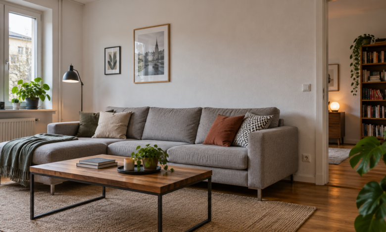 Wohnraum als Ausgangspunkt einer Schallschutzplanung [Bildinhalt mit KI erstellt]